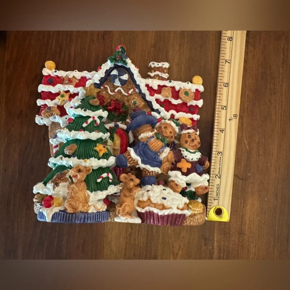 Vintage 3PC Gingerbread house set
